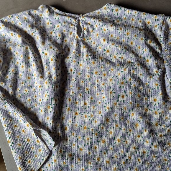 Zara Kids | TEXTURED FLORAL T-SHIRT | 11-12 years (59,8 INCHES) - Picture 3 of 15